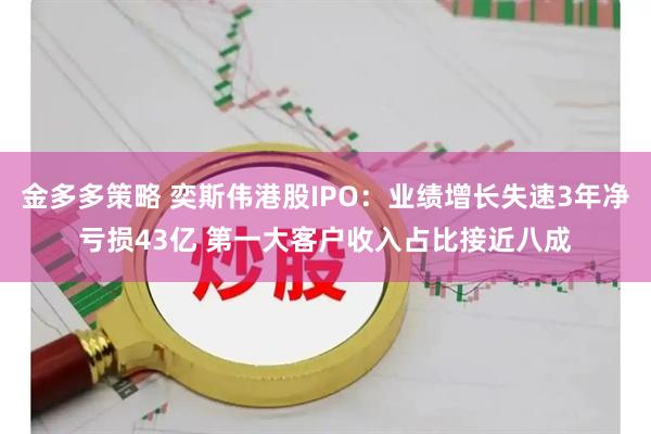 金多多策略 奕斯伟港股IPO：业绩增长失速3年净亏损43亿 第一大客户收入占比接近八成
