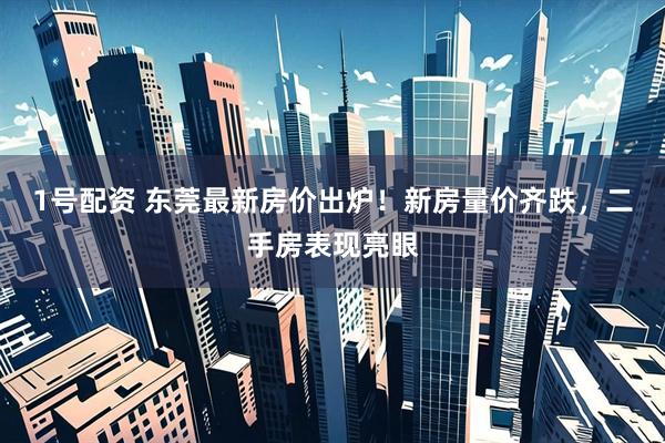 1号配资 东莞最新房价出炉！新房量价齐跌，二手房表现亮眼