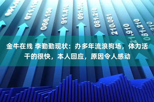 金牛在线 李勤勤现状：办多年流浪狗场，体力活干的很快，本人回应，原因令人感动